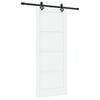 vidaXL Skyved&oslash;r ORKDAL Hvit 83 x 202 cm Heltre furu