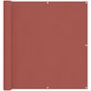 vidaXL Balkong Skjerm Terrakotta 110 x 400 cm Oxford Stoff
