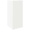 vidaXL Sidebord med hylle hvit 25,5x27x60 cm