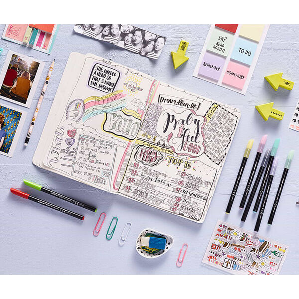 edding Klassisk fargepennsett 20 stk flerfarget 1200