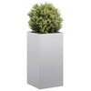 vidaXL Plantekasse 40x40x80 cm galvanisert st&aring;l