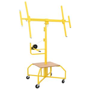 vidaXL Gipsplater Lifter Gul 300 x 107 x 330 cm St&aring;l