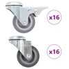 vidaXL Svinghjul med bolthull 32 stk 50 mm
