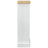 vidaXL Bokhylle Hvit 46 x 29 x 100 cm Massiv furu