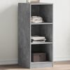 vidaXL Garderobe betonggr&aring; 48x41x102 cm konstruert tre