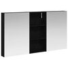 vidaXL Baderomsskapsett 3 stk. 110 x 10,5 x 60,5 cm Konstruert tre