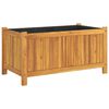 vidaXL Plantekasse med foring 80x42x40 cm helte akasie