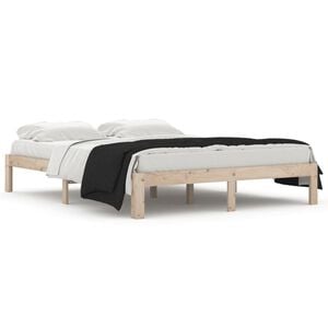 vidaXL Sengeramme heltre 150x200 cm King Size