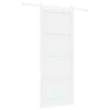vidaXL Skyved&oslash;r ORKDAL 93 x 232 cm Konstruert tre Hvit