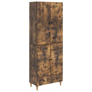 vidaXL Skapsett 2 pcs 66 x 34,5 x 95 cm Konstruert tre