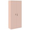 vidaXL Oppbevaringsskap Rosa 90 x 40 x 200 cm St&aring;l