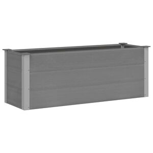 vidaXL H&oslash;ybed WPC 150x50x54 cm gr&aring;
