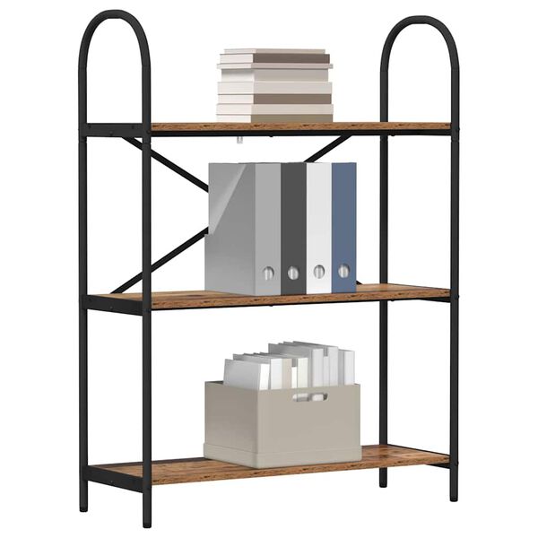 vidaXL Bokhylle Gammelt tre 80 x 30 x 109 cm Konstruert tre