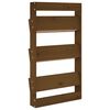 vidaXL Plantekasse vegg 3 lag 60x18,5x110 cm honningbrun heltre furu