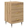 vidaXL Nattbordskap Artisan Eik 40 x 40 x 66 cm Konstruert tre