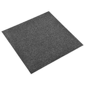 vidaXL Teppe 20 stk. Antrasitt 50 x 50 cm 100% Polypropylen