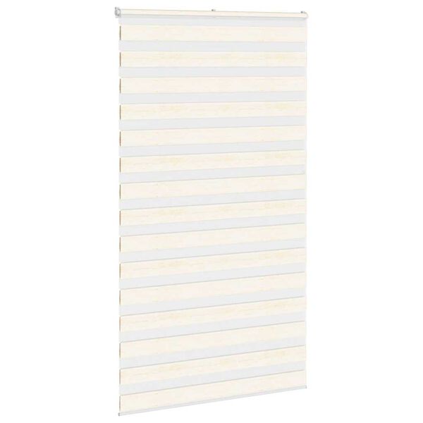 vidaXL Sebragardin marmor beige stoff bredde 125,9 cm polyester