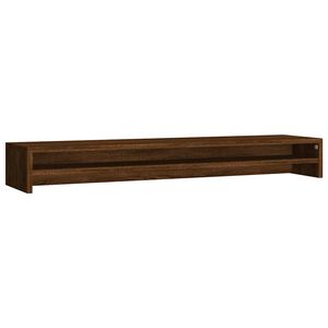 vidaXL Skjermstativ brun eik 100x24x13 cm konstruert tre