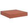 vidaXL Vegghylle Veggmontert R&oslash;d 23 x 23,5 x 3,8 cm Konstruert tre