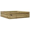 vidaXL Hageplantekasse 90x90x23 cm impregnert furu
