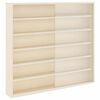 vidaXL Veggdokumentdisplay med hylle Beige 60 x 8,5 x 54 cm Kryssfin&eacute;r