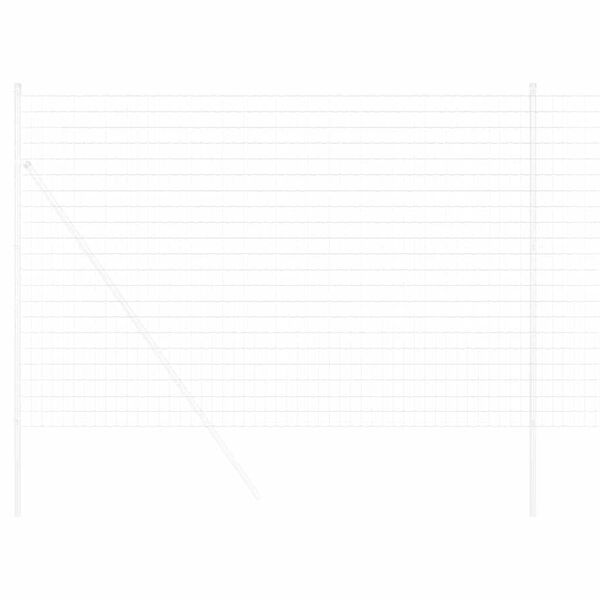 vidaXL Euro gjerde 1,5 x 10 m PVC-belagt jern