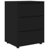vidaXL Oppbevaringsskap Svart 60 x 48 x 81 cm Konstruert tre