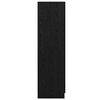 vidaXL Garderobeskap Svart Eik 82,5 x 51,5 x 180 cm Konstruert tre