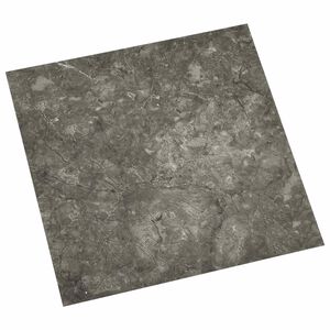 vidaXL Selvheftende Gulvplanker Svart og Gr&aring; 30,5 x 30,5 cm 20 stk.