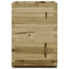 vidaXL Plantekasse 50x50x72,5 cm impregnert furu