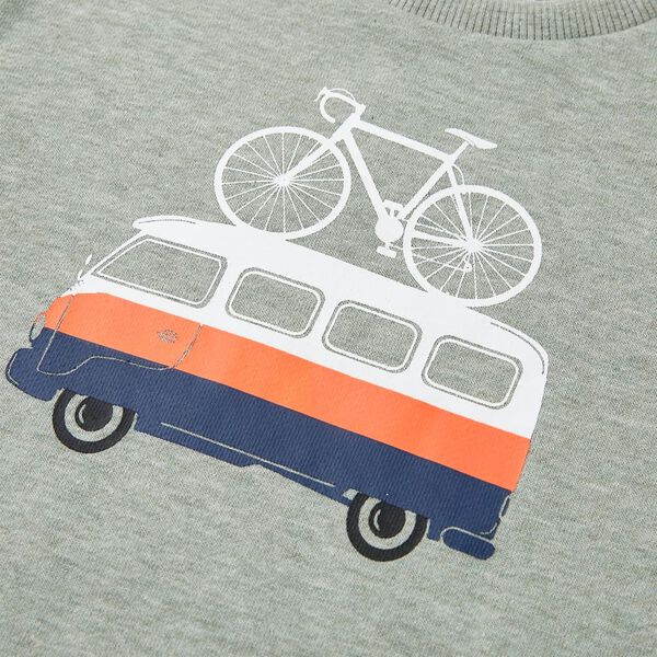 Barnegenser lyseblå melert 116