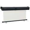 vidaXL Sidemarkise for balkong 170x250 cm kremhvit