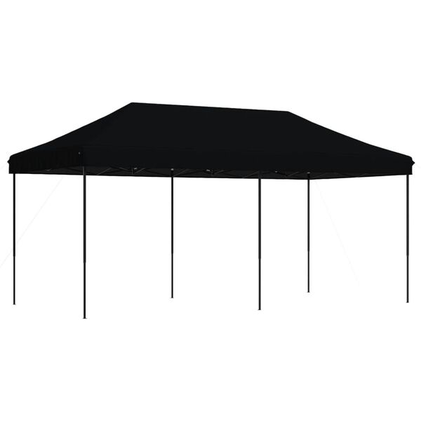 vidaXL Sammenleggbart partytelt pop-up svart 580x292x315 cm