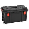 vidaXL B&aelig;rbar flykasse svart 57x35x32,5 cm PP
