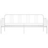 vidaXL Ramme til sovesofa hvit metall 90x200 cm