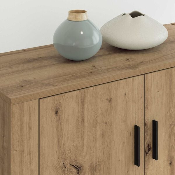 vidaXL Veggmontert TV-hylle sett 2 pcs Artisan Eik 80 x 34,5 x 40 cm