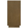 vidaXL Bokhylle honningbrun 80x35x71 cm heltre furu