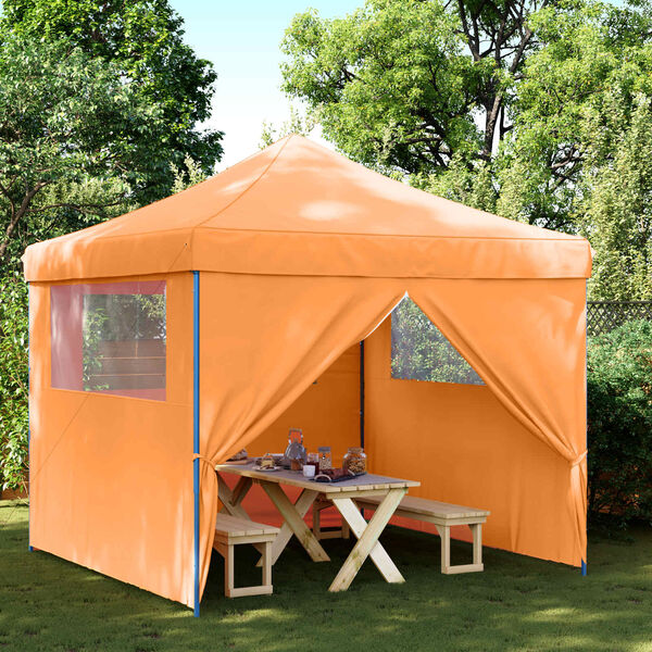 vidaXL Partytelt Oransje 292 x 292 x 315 cm Oxford Stoff