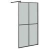 vidaXL Dusjvegg 100x195 cm m&oslash;rkt herdet glass