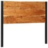 vidaXL sengegavl 120 cm heltre akasie og jern