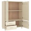 vidaXL Garderobe HAMAR honningbrun 99x45x137 cm heltre furu