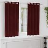 vidaXL Blendingsgardiner 2 pcs Vinrød 140 x 175 cm Fløyel