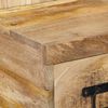 vidaXL Nattbord 60x32x80 cm grovt heltre mangotre