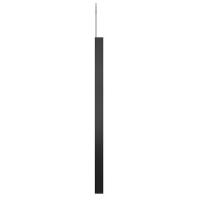 vidaXL Veggspeil med krok 50 cm svart