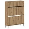 vidaXL Sko Skap ZWOLLE 78 x 24 x 103 cm Konstruert tre Artisan eik