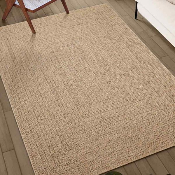 vidaXL Teppe ZIZUR beige 200x290cm jute-utseende innend&oslash;rs og utend&oslash;rs
