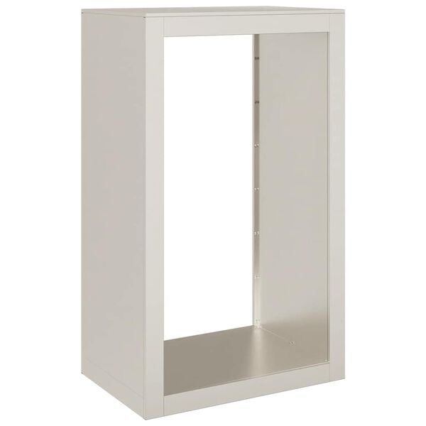 vidaXL Vedstativ 60x40x100 cm oksidert st&aring;l