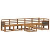 vidaXL Utend&oslash;rs sofa-sett 7 pcs Naturlig Solid akasietre