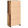 vidaXL Garderobe gammelt tre 80x52x180 cm konstruert tre