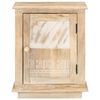 vidaXL Nattbord 40x30x46 cm heltre mango